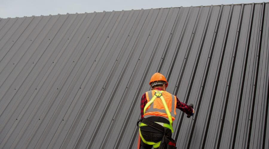 Professional metal roof installation services in Loyal, WI